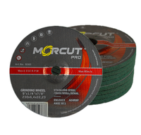 Disque abrasif en métal dépressé Morcut Pro OEM 9 pouces 230 mm de diamètre 6,4 mm d'épaisseur T27 pour meuleuse d'angle