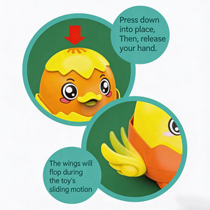 Autos de Juguete de Pollito y Pato con Movimiento Deslizante y Alas que se Agitan para Niños Pequeños, Juego Educativo - Product Image 4
