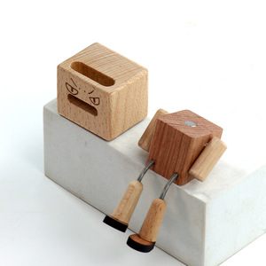 Poupée en bois à jambes qui bougent, populaire à l'international, en stock, ornement créatif d'aromathérapie pour voiture, personnalisation en usine. - Product Image 3