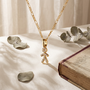 Collier pendentif en diamant naturel mignon, design figurine, certifié luxe, pour usage quotidien, cadeau unisexe, bijoux en or massif 18 carats - Product Image 3