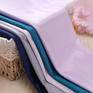 Bán buôn 100% polyester lót vải 120gsm 75D sáng bóng Jersey Trọng lượng nhẹ sợi ngang dệt kim slub cho cậu bé/cô gái Hàng may mặc đồng bằng nhuộm - Product Image 3