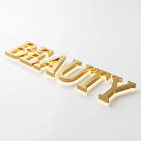 Enseigne lumineuse personnalisée pour entreprise, lettres métalliques rétroéclairées, logo 3D, enseigne 3D imperméable pour devanture de magasin, pour la publicité