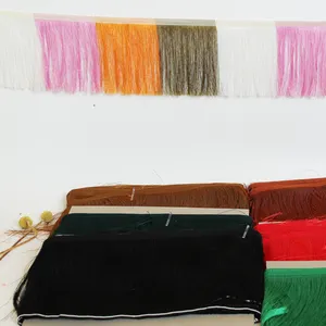 Wholesale 100% Polyester Simple Design Fringe Trims For Decorative Curtains Garments Home Textiles