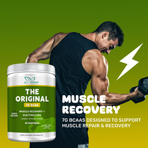 Poudre d'électrolytes <span class=keywords><strong>BCAA</strong></span> de marque personnalisée pour la récupération musculaire Zéro sucre Supplément post-entraînement 30 portions - Product Image 4