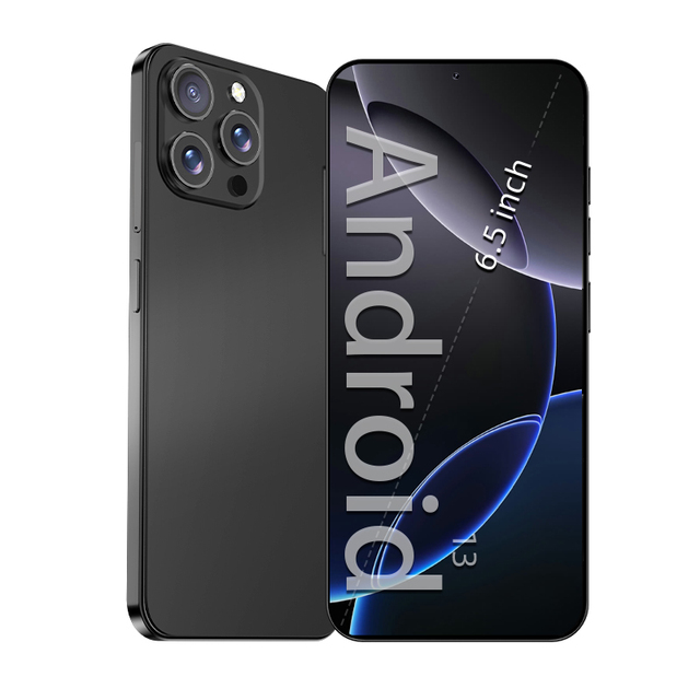 Big Capacity 128G Octa Core English I16 Pro Max Android 13 Smartphone 6.5 Inch HD Screen16MP Rear Camera Dual SIM Mobile Phone
