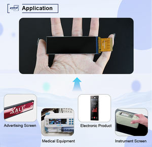 Polcd <span class=keywords><strong>3</strong></span> inç 268*800 çözünürlük RGB arayüzü IPS 40pin uzun şerit <span class=keywords><strong>3</strong></span> "TFT LCD ekran - Product Image 4