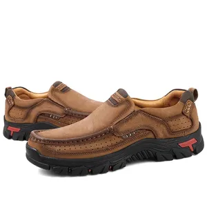 <span class=keywords><strong>Mocassins</strong></span> <span class=keywords><strong>bateau</strong></span> décontractés pour hommes, best-sellers, en cuir souple, faits à la main, confortables, faciles à porter, antidérapants pour l'hiver - Product Image 5