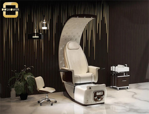 Tables à ongles portables vintage, fournisseur d'or, chaises de <span class=keywords><strong>manucure</strong></span> OEM pour équipement de salon, chaises de pédicure économiques - Product Image 2