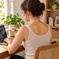 Patch chauffant auto-adhésif pour le corps à l'armoise, certifié CE, 2 pièces par sachet, OEM ODM, vente en gros, prêt à l'exportation