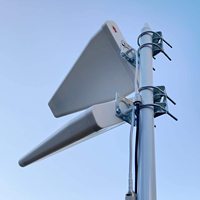 Antenne directionnelle large bande MIMO double 700-4500 MHz LTE 2G 3G 4G 5G, antenne Yagi à montage fixe, kit complet de booster de réseau