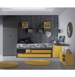 Design à la mode Pour Enfants, Lit <span class=keywords><strong>Gigogne</strong></span> Pour Enfants, Lit <span class=keywords><strong>Gigogne</strong></span> Pour Enfants, Lit Double - Product Image 1