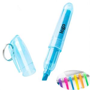 Student Colorful Single-Head Highlighter Pen Plastic Tape Hook Marker with Key Line for Hand Account & Graffiti Marking - Product Image 1