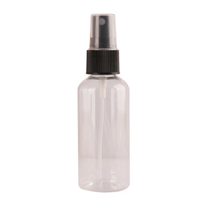 Botella de Spray Transparente de Plástico PET para Cosméticos, con Tapa de Boquilla Negra o Blanca, en Varios Tamaños, para Belleza - Product Image 3