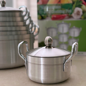 Batterie de cuisine en aluminium Set de casseroles de cuisine épaissies pots à soupe à induction juego de ollas 14pcs cocotte ollas de <span class=keywords><strong>cocin</strong></span> - Product Image 4