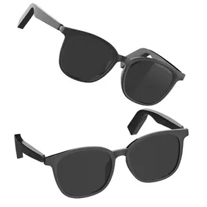 Gafas de sol con auriculares para conducción de coche al aire libre, lentes de sol inteligentes, Anti-uv, novedad