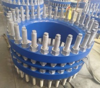 Joints de tuyaux en fonte ductile DN125 démontage du joint classe PN40 accouplement de commode pour raccords PVC de grand diamètre