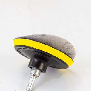 One 4 Inch Sticky Tray Backer Pad For Angle Grinder Polishing Disc 3 4 Inch Flocked Sandpaper Compatible With 6 7 Inch Pads - Product Image 3