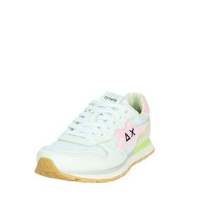 Zapatillas Deportivas para Niña Sun68 Z35415T Blancas y Rosas de Lona, Modelo Moderno - Product Image 6