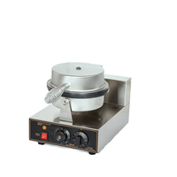 Machine à gaufres et à crêpes automatique en acier inoxydable pour usage domestique et professionnel, moteur 220V, état neuf