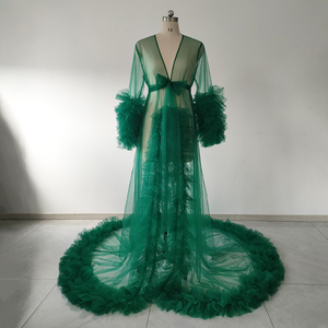 Abito <span class=keywords><strong>da</strong></span> Sposa in Tulle Trasparente Ettereo <span class=keywords><strong>per</strong></span> Servizio Fotografico, Matrimonio, <span class=keywords><strong>Maternità</strong></span>, Baby Shower, Gravidanza - Product Image 3