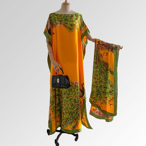 Nouvelle Collection Printemps : Foulard Carré en Soie Imitée pour Vacances à la Plage, Blouse Robe en Brocart Satiné, Vêtement de Protection Solaire, Châle Écharpe pour Femme - Product Image 3