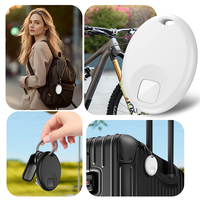 Dispositivo de Rastreo GPS con Diseño Impermeable, Control por Aplicación, Localizador de Objetos para Bolsos, Llaves, Vehículos, Cuidado de Personas Mayores (Compatible con Android)