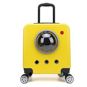 Transportín Portátil para Mascotas, Bolsa para Perros y Gatos de Gran Capacidad, Aprobado por Aerolíneas, Estuche de Viaje de Mano con Ventana Transparente, Material PP Degradado - Product Image 4