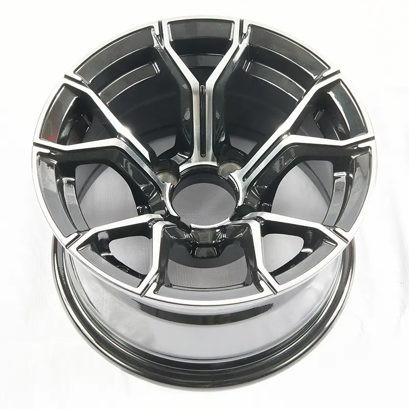 ATV/UTV/golf cart bagian 12 "x7" 4x101.6 aluminium Alloy pelek roda penumpang mobil roda untuk 23*10.5-12 ban golf cart Wheel