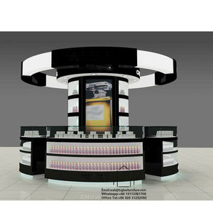 Hopping Mall Popup En Bois Blanc Rose Belle Jeunesse Fille Maquillage Cosmétiques <span class=keywords><strong>Kiosque</strong></span> Cosmétique Affichage - Product Image 1