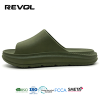 Tendance de la mode, tongs pour femmes en EVA, antidérapantes, souples, à bout ouvert, confortables, légères, respirantes, amortissantes, massantes, chaussures de plage d'été