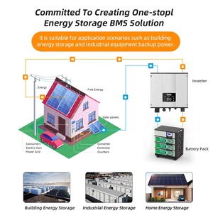 XJ BMS BATERIA LiFePO4 Lithium Lion 200AH di động BMS 16S 12V 32V 48V 200A với BT vợ kết nối thông minh LFP BMS 200A 300A - Product Image 5