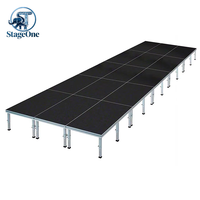 Escenario Portátil de Aleación de Aluminio Resistente y Económico. Escenario para Conciertos, Cantina, Escenario Móvil en Venta