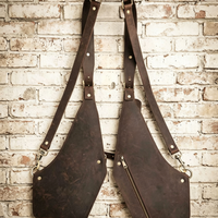 OEM ODM Holster d'épaule médiéval en similicuir, accessoires de costume cosplay LARP personnalisés, unisexe adulte, en stock