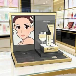 <span class=keywords><strong>เคาน์เตอร์</strong></span>เครื่องสำอางอั<span class=keywords><strong>จ</strong></span>ฉริยะสำหรับร้านค้าปลีกเครื่องสำอางแบบกำหนดเองพร้อม<span class=keywords><strong>จ</strong></span>อ LCD และจอแสดงผลอะคริลิคสำหรับแสดงลิปสติก - Product Image 2