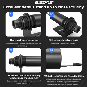 Dispositif laser de précision BYDH620A IP65 pour stérilisation pharmaceutique par câble 600-2000 ℃   Capteur de température infrarouge Scope - Product Image 5