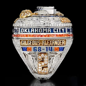Bague de championnat de basket-ball MVP de haute qualité 2025 New Oklahoma City Thunder, fabrication directe, haute qualité, mode masculine, alliage - Product Image 2