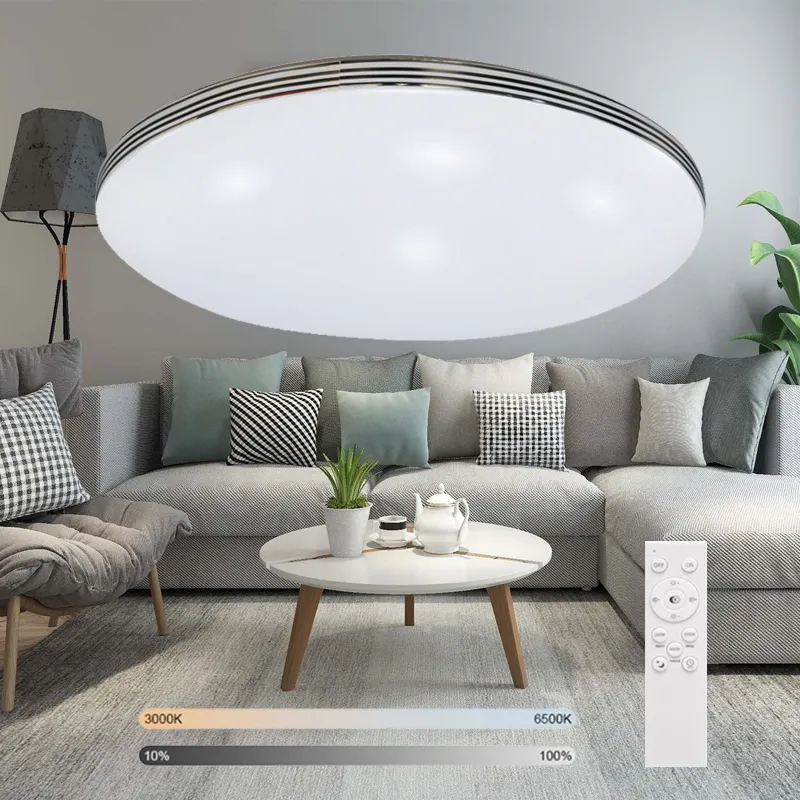 Hot Sales Luxury Modern Contemporary Ultra Slim Edge Round Motion Sensor Retrofit Led Bedroom Ceiling Lights Lamps For Kids