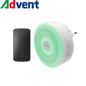 Sản phẩm mới 2025 không dây chuông cửa RGB IP44 không thấm nước Chuông cửa không dây Powered Home <span class=keywords><strong>Plug</strong></span>-<span class=keywords><strong>in</strong></span> EU AU Anh Mỹ thông minh thiết bị điện tử - Product Image 2