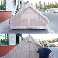 Tente de camping personnalisée en usine, tente gonflable imperméable en Oxford pour le glamping familial