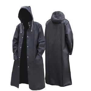 Impermeable Personalizado de Fábrica OEM, Chaqueta de Lluvia Larga con Capucha para Hombre y <span class=keywords><strong>Mujer</strong></span>, con Logotipo Personalizado para Adultos a la Moda - Product Image 1