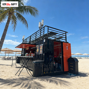 Contenedor Galvanizado Portátil, Cafetería Móvil, Bar, Restaurante de Comida Rápida, Remolque de Equipamiento de Cocina - Product Image 1