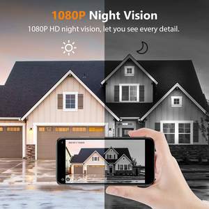 AP P WiFi كاميرا مراقبة لاسلكية داخلية CCTV بطارية منخفضة الطاقة ، بطاقة ذاكرة وظيفة الإمالة Tuya P2P - Product Image 6