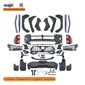 Gugo Hilux Cơ Thể Kit Chất Lượng Cao Cho 2020 Toyota Hilux Bodykit Đèn Pha Nâng Cấp Để 2023 Hilux Xe Bán Tải Phía Trước Phía Sau Bumper - Product Image 1