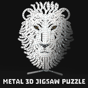 Vente chaude Produits En <span class=keywords><strong>Métal</strong></span> Puzzle Loup Aigle Lion Ours <span class=keywords><strong>Tête</strong></span> De Bureau Ornement 3D Blocs De Construction En <span class=keywords><strong>Métal</strong></span> Puzzle Jouets pour Enfants Adultes - Product Image 4
