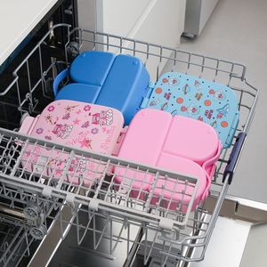 Customized Kids Lunch Bento Box With 3 Compartments Lunch Box Containers for School New Plastic Bento Lunch Box With Dividers - Product Image 3