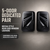 Accessoires Uzuki Jimny 2026 5 Portes Style Mecha Louver ABS Garniture Décorative Protectrice Extérieure