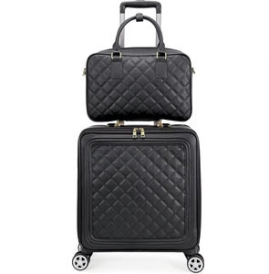 Juego de equipaje de viaje a precio de fábrica, juegos de equipaje de mano resistentes verticales Softside con 4 ruedas giratorias, Maleta de viaje - Product Image 2