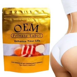 Customized Buttock Enlargement Gummy Hip Lifting Supplements Vitamins Butt Enhancement Gummies