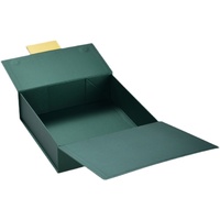 Double porte pliable, boîte-cadeau magnétique avec boucle, produit réutilisable, taille personnalisée, vente en gros,