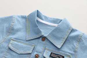 Ensemble décontracté pour enfants, chemise imprimée pour garçons, <span class=keywords><strong>short</strong></span> 2 pièces, vêtements pour tout-petits, <span class=keywords><strong>bleu</strong></span> <span class=keywords><strong>marine</strong></span> - Product Image 5